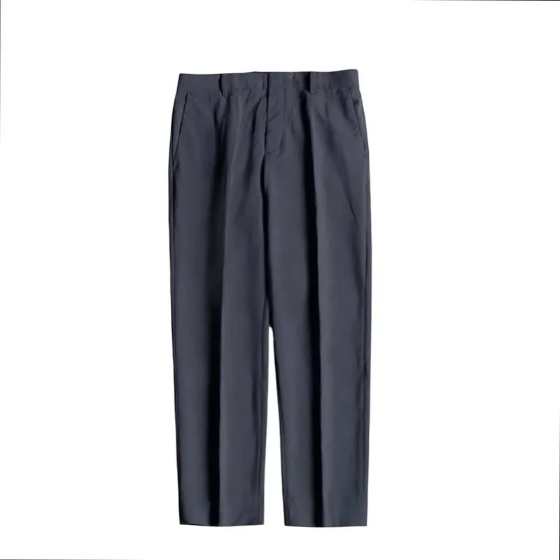 Topten ankle length easy pants dark charcoal slim straight f photo 1