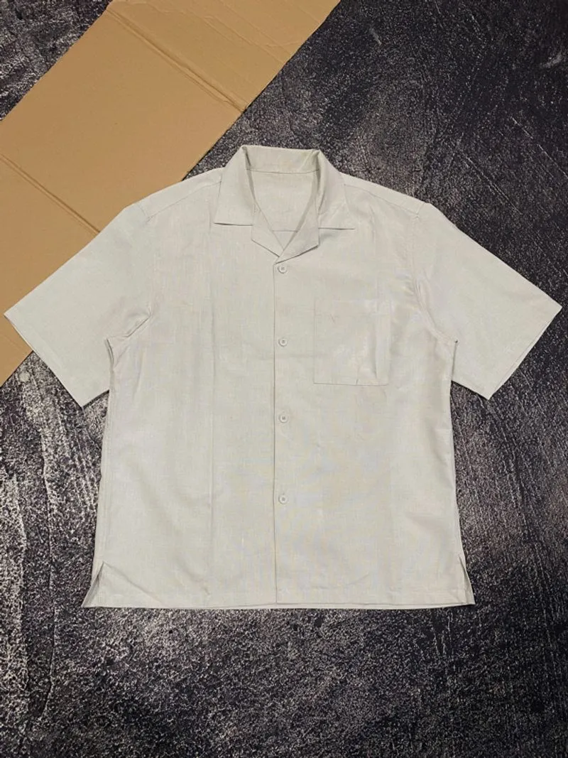 Kemeja GU Uniqlo Open Collar photo 1