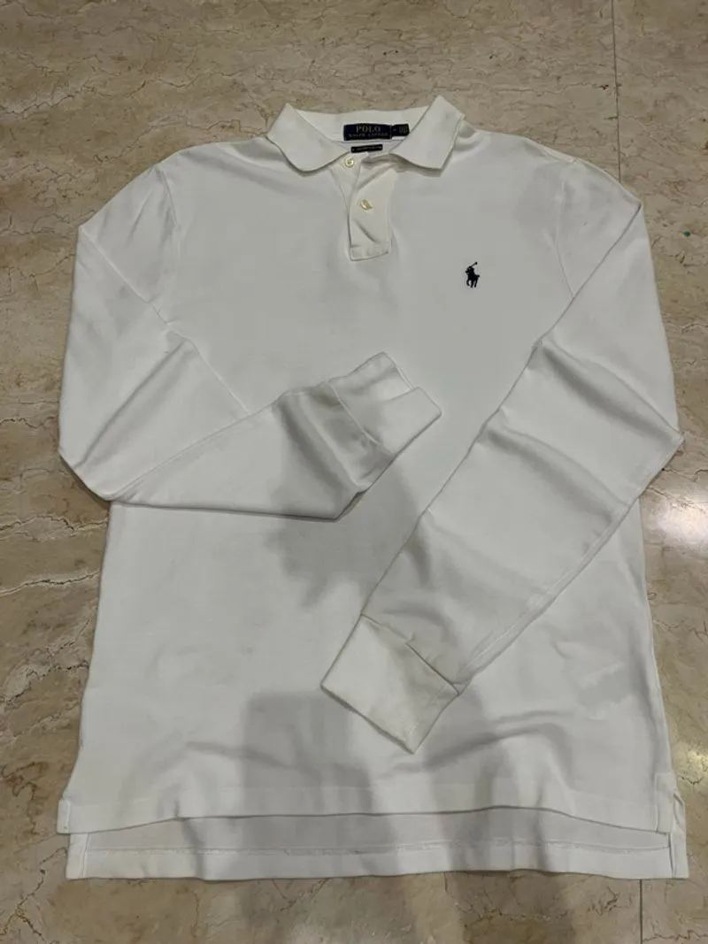 BAJU POLO RALPH LAUREN PUTIH SLIM FIT🏇🏻 (NEGO AJA)‼️ photo 1