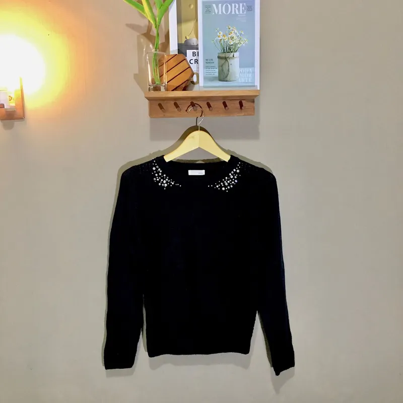Streetwear Fairy Sweatshirt Wanita navy photo 1