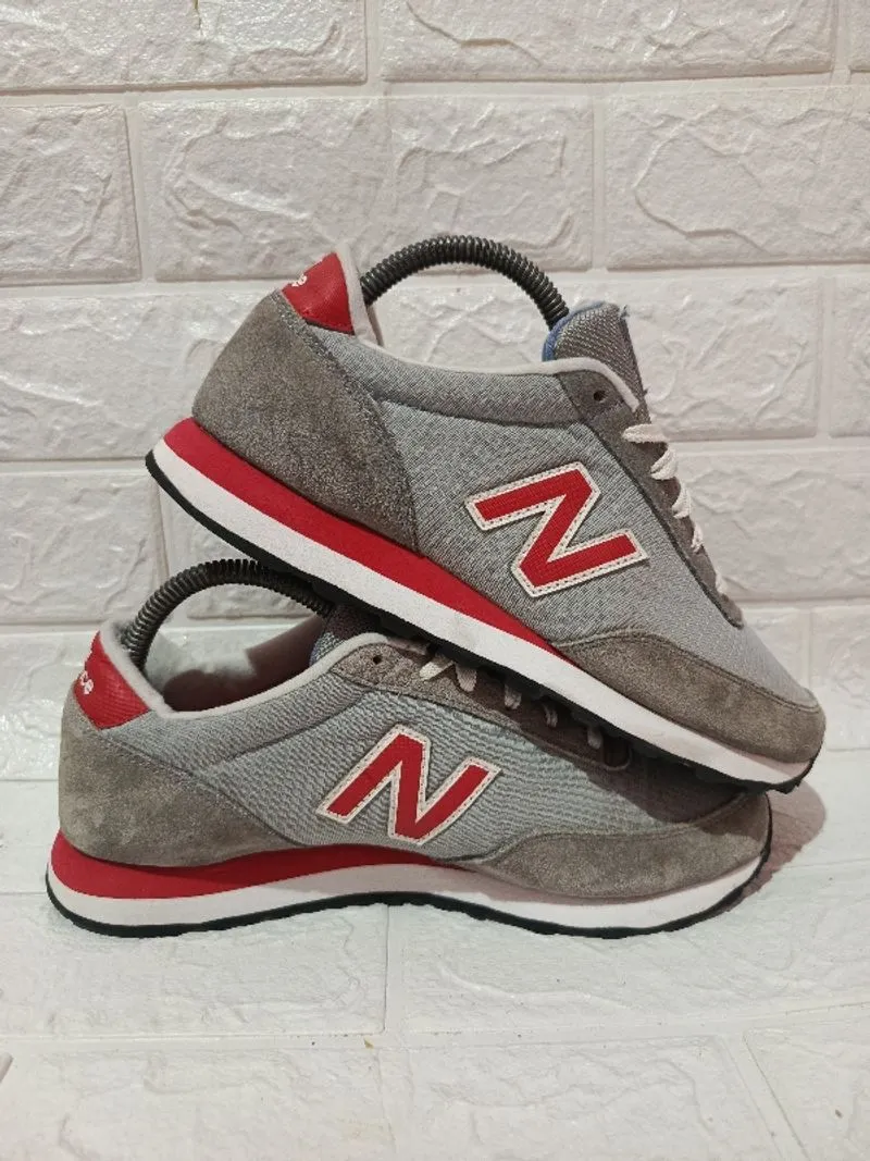 New Balance 501 grey red white photo 1