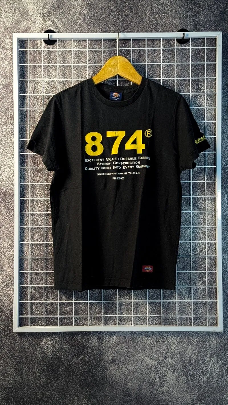 Kaos T Shirt Brand Dickies Hitam photo 1