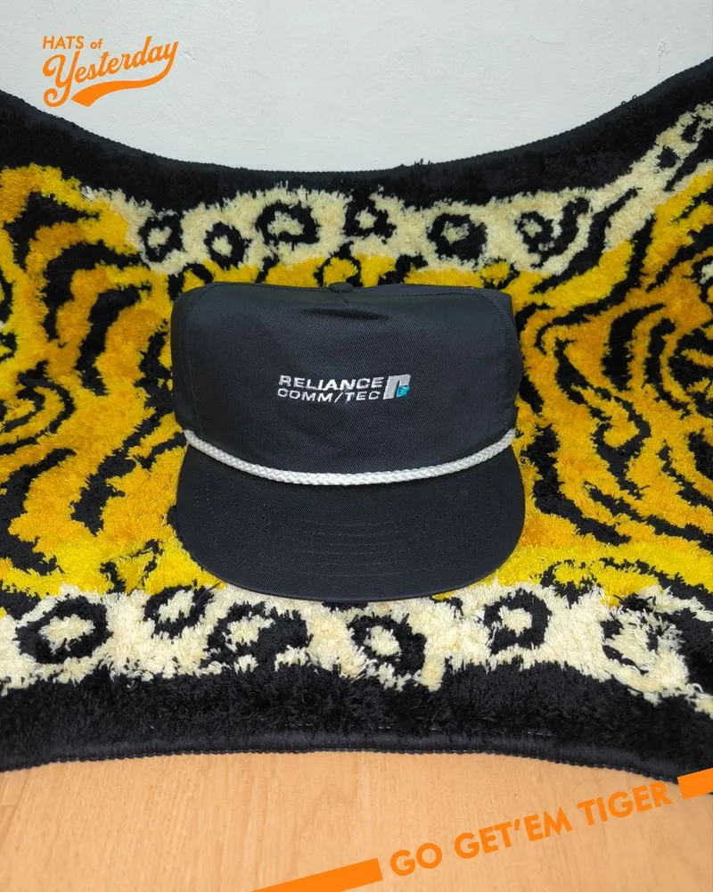 Topi Reliance Comm vintage rope hat photo 1