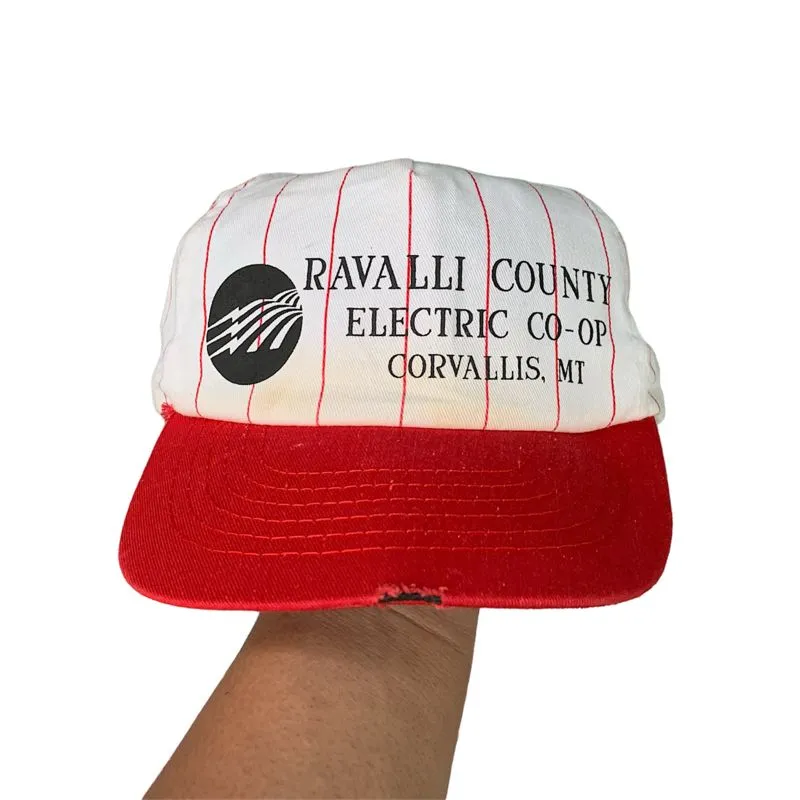 Vintage Y2K Hat Pria white red photo 1