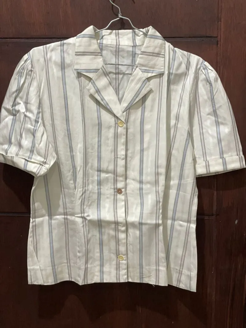 Y2K Kemeja Salur, Branded, HnM, uniqlo, zara, bershka photo 1