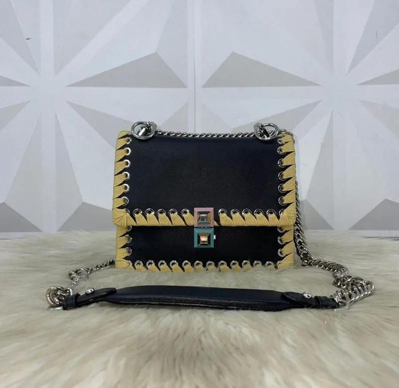 Fendi Whipstitch Small Kan I Bag Sling bag Shoulder bag Blac photo 1