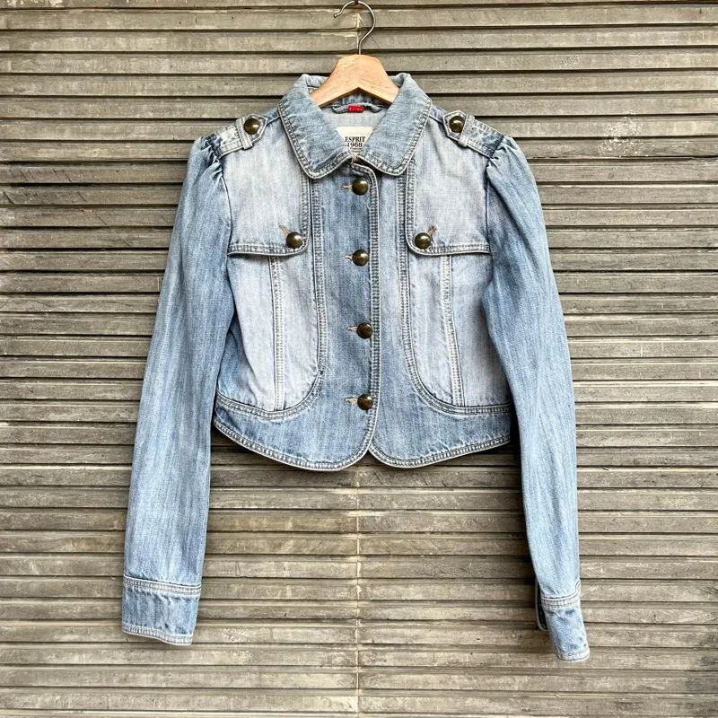 G253 - Jaket Denim Crop Esprit photo 1