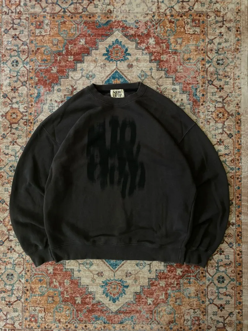 sweater crewneck slow acid blury photo 1