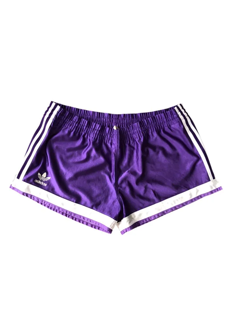 Rare Vintage Adidas by descente Shorts pants Purple 90s photo 1