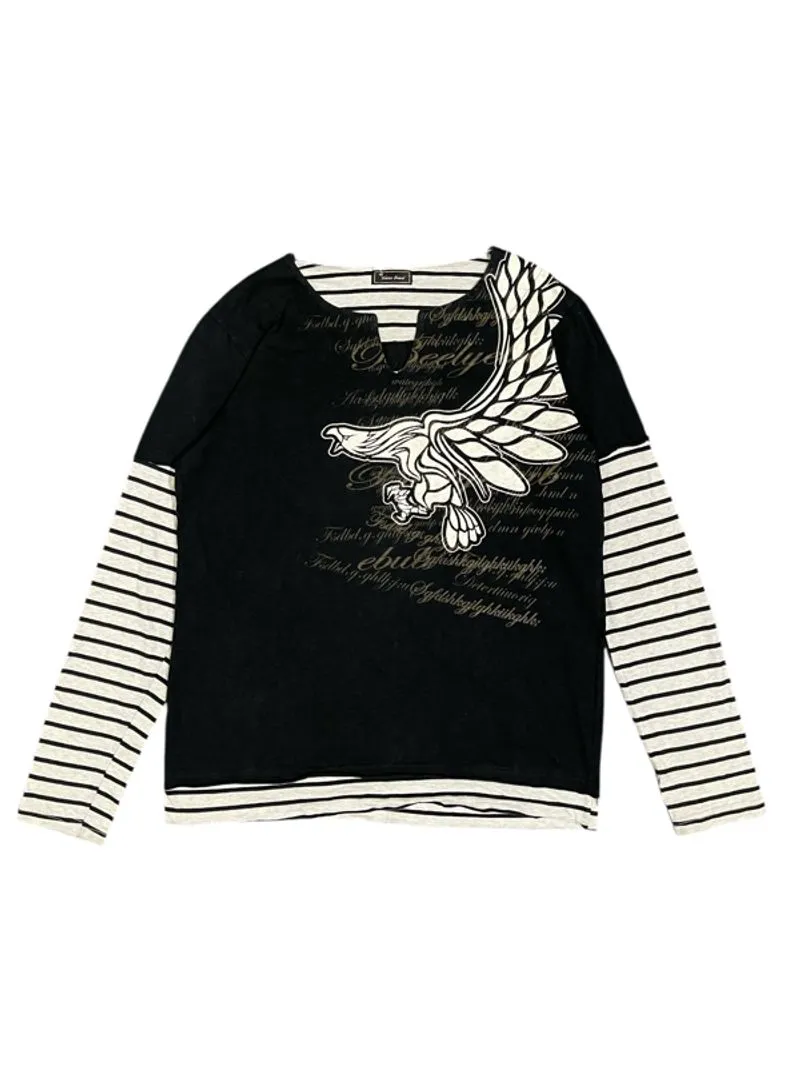 Y2K Notice Board Poem Grunge Longsleeve photo 1