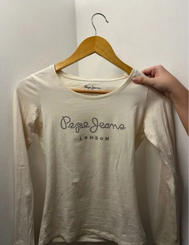 pepe jeans white top from london photo 1