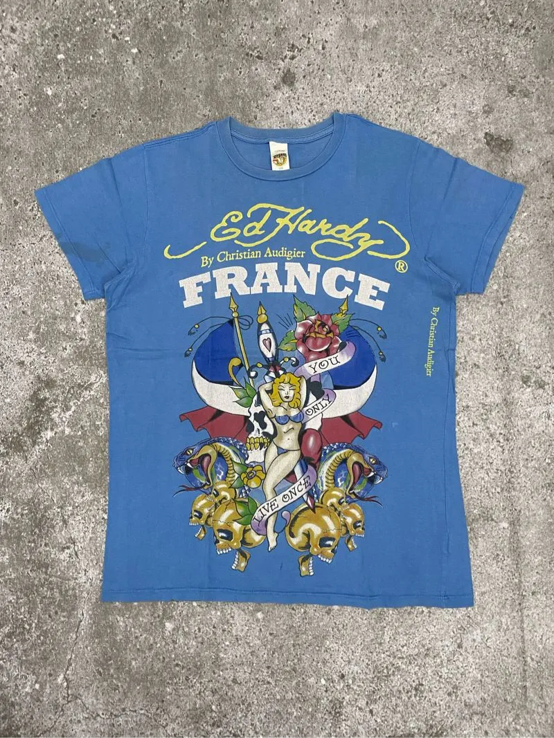Vintage Ed hardy france t-shirt photo 1