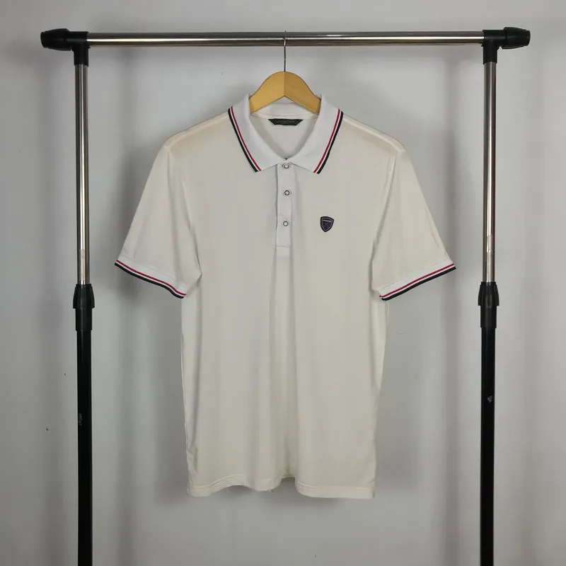 Sportswear Polo shirt Pria white photo 1