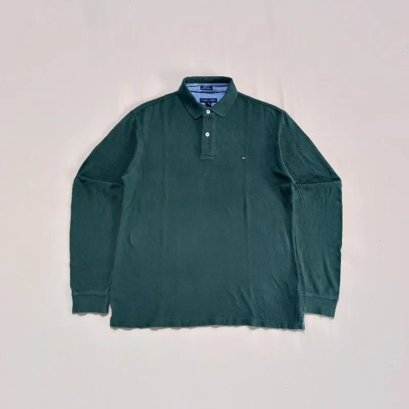 Tommy Hilfiger Polo Shirt Long Sleeve green photo 1