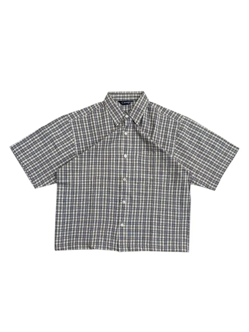 Meage Boxy Crop Shirt Cream photo 1