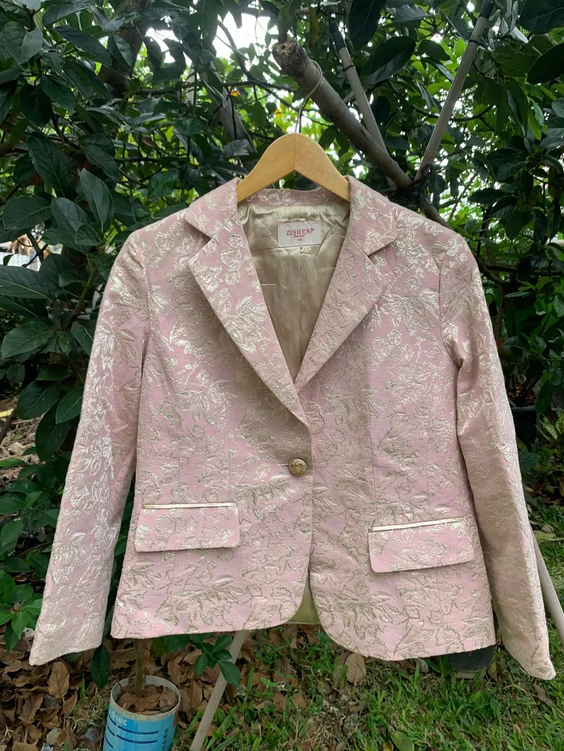 Casual Blazer Wanita pink photo 1