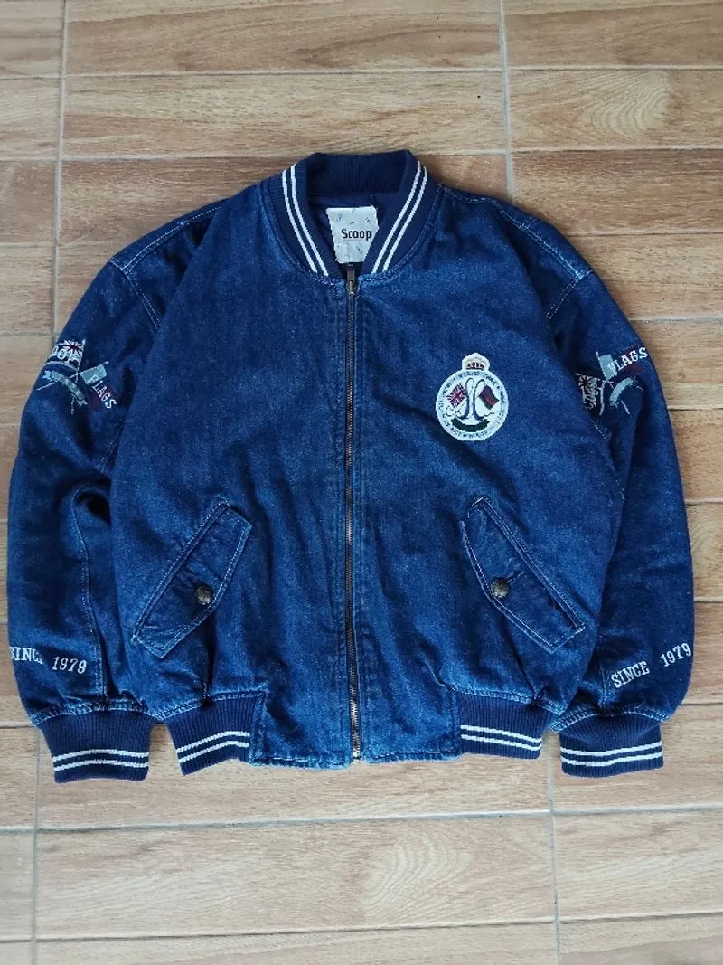 SCOOP jaket bomber jaket varsity photo 1