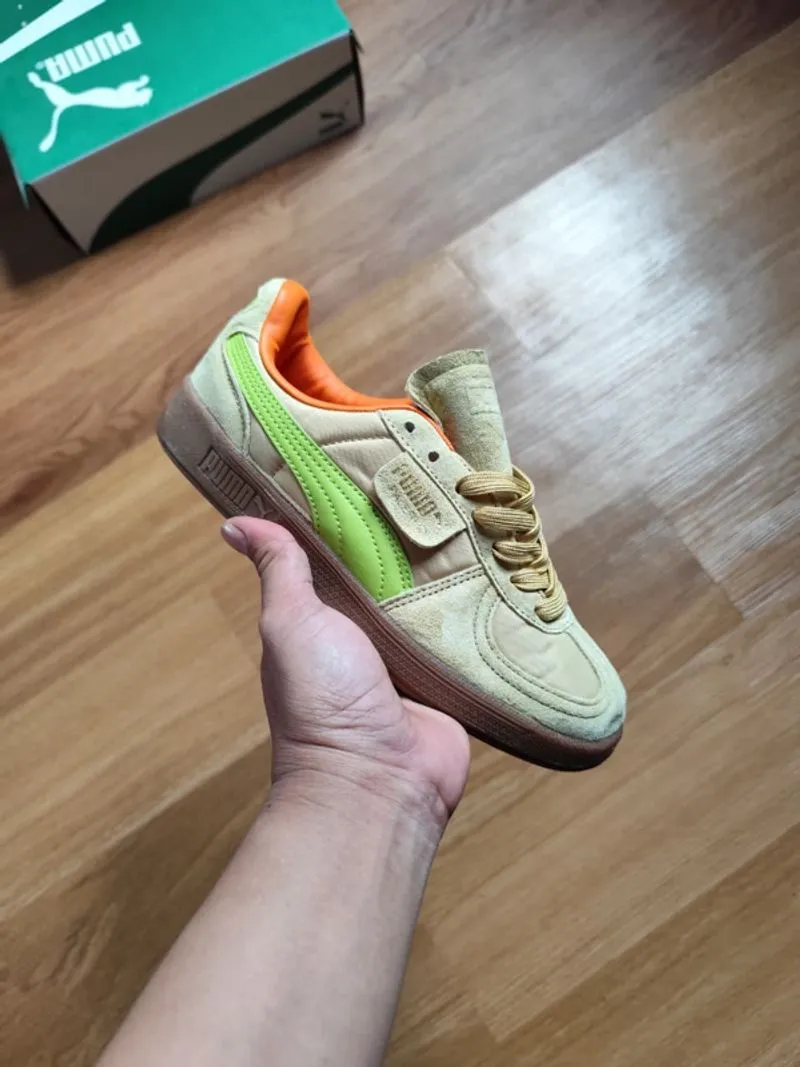 [Termurah] Sneakers - Puma Palermo Krem Green photo 1