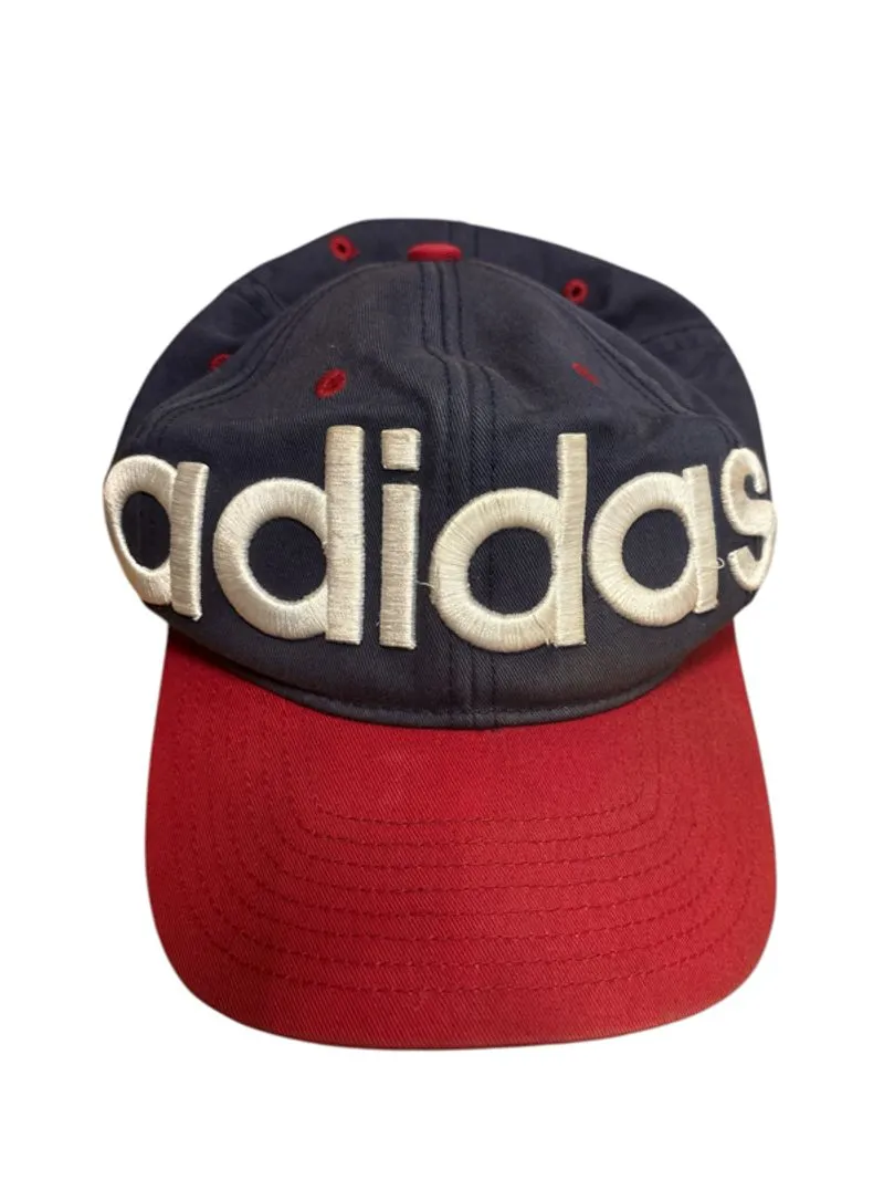 Vintage Adidas Hat Blue Red Topi  photo 1