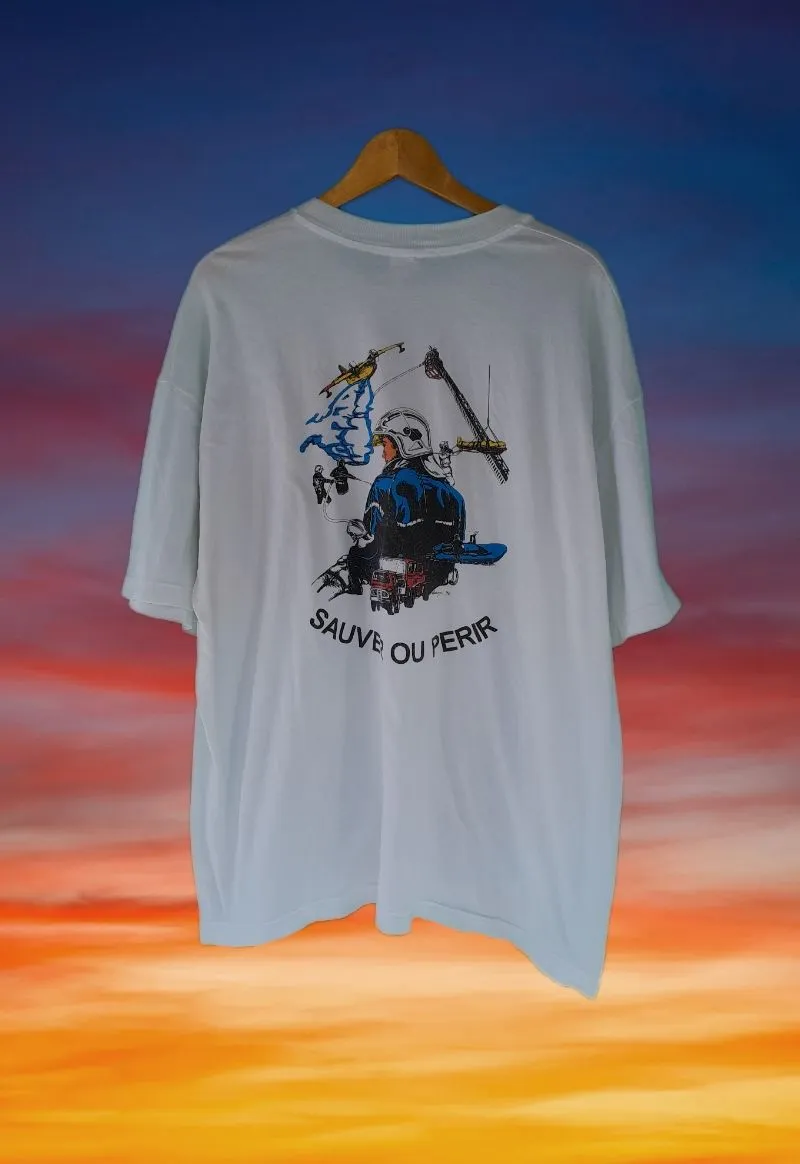 Hanes Vintage Sportswear T-shirt Pria white photo 1