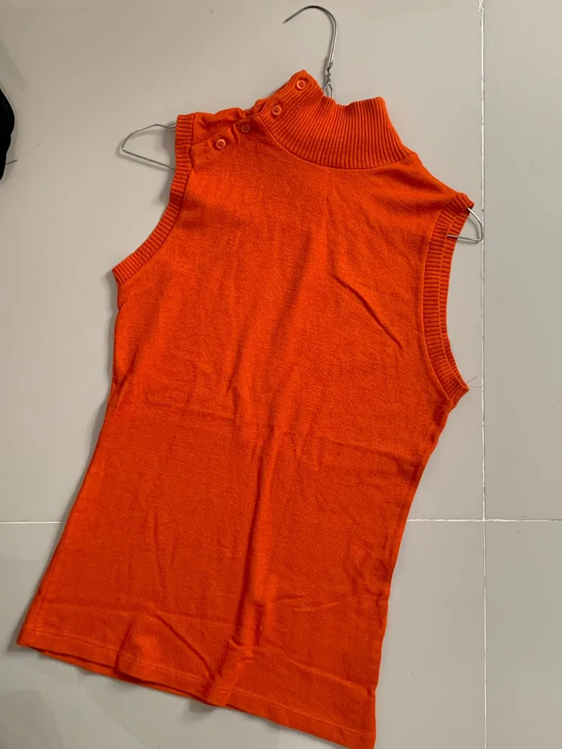 ZARA Casual Shirt Wanita orange photo 1