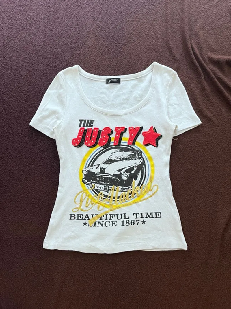 Japanese Y2k garnet Girls Tee photo 1