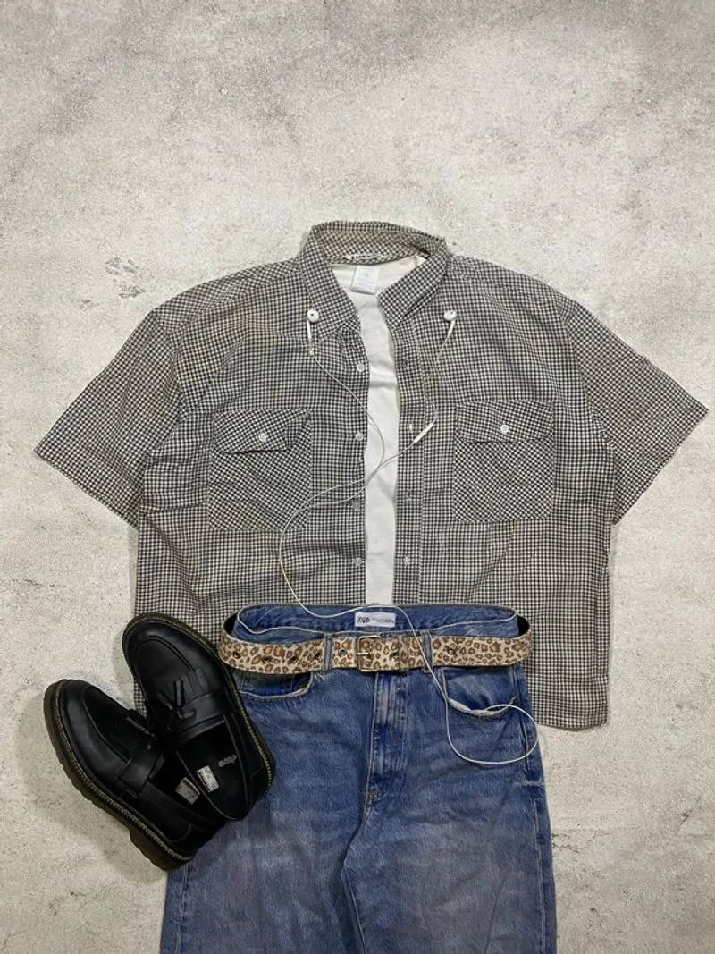 BOXY SHIRT SKENA DOUBLEPOCKET  photo 1