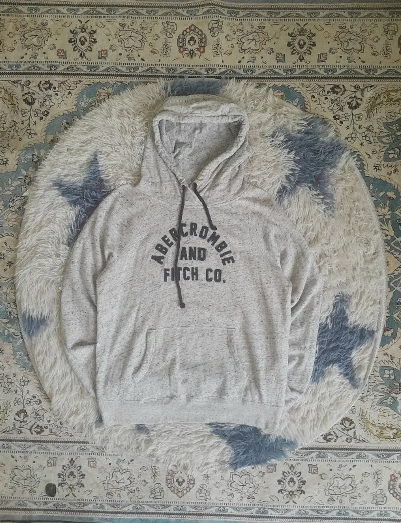 Hoodie Abercrombie & Fitch Co Abu Abu photo 1