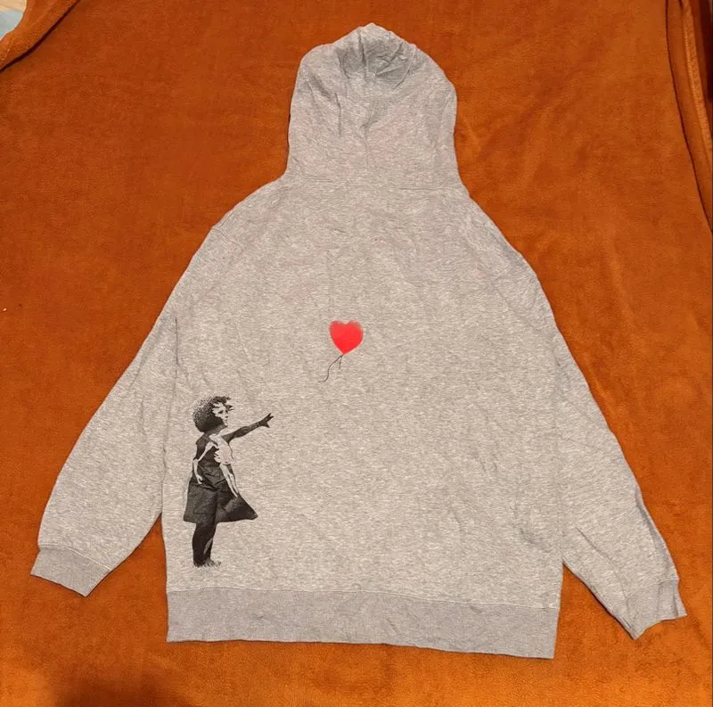 SALOMON X BRANDALISED BANKSY GIRL WITH BALLOON HOODIE photo 1