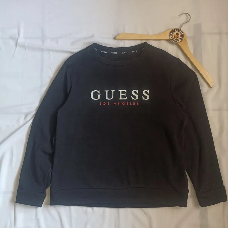Guess Casual Sweater Pria black photo 1
