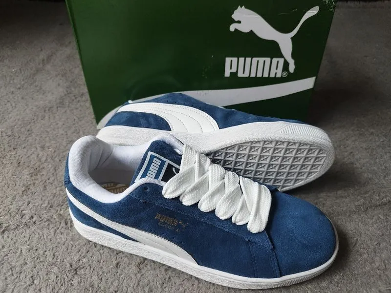Puma Suede XL Blue White  photo 1