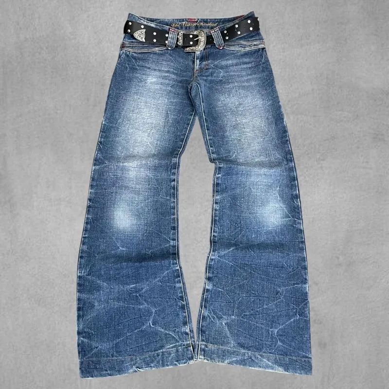 80’s Bootcut fit jeans blue faded photo 1