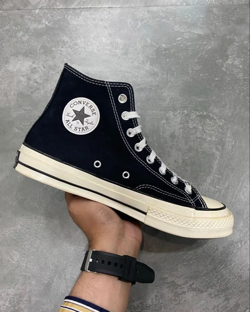 Converse Chuck Taylor All Star 70S High Black White photo 1