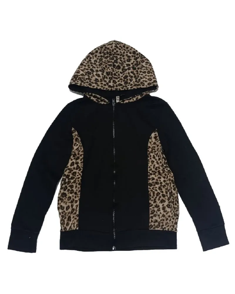 Leopard Zip Hoodie Jacket photo 1
