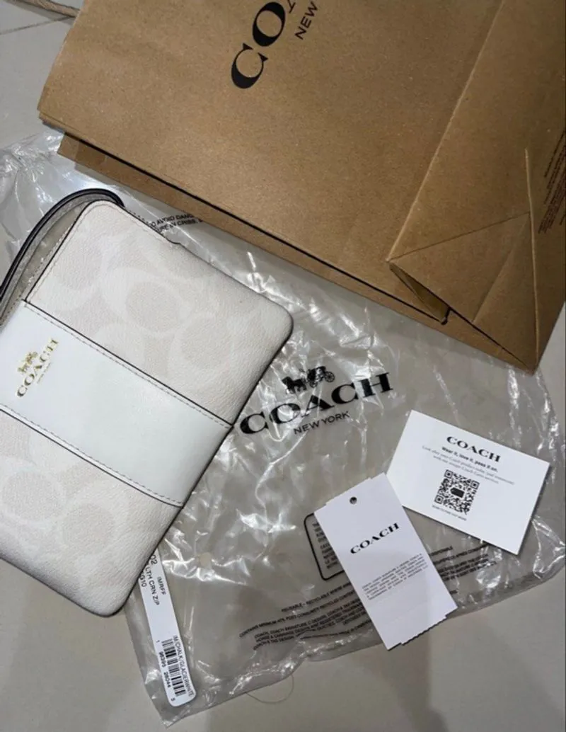  coach corner zip (chalk/glacierwhite) photo 1