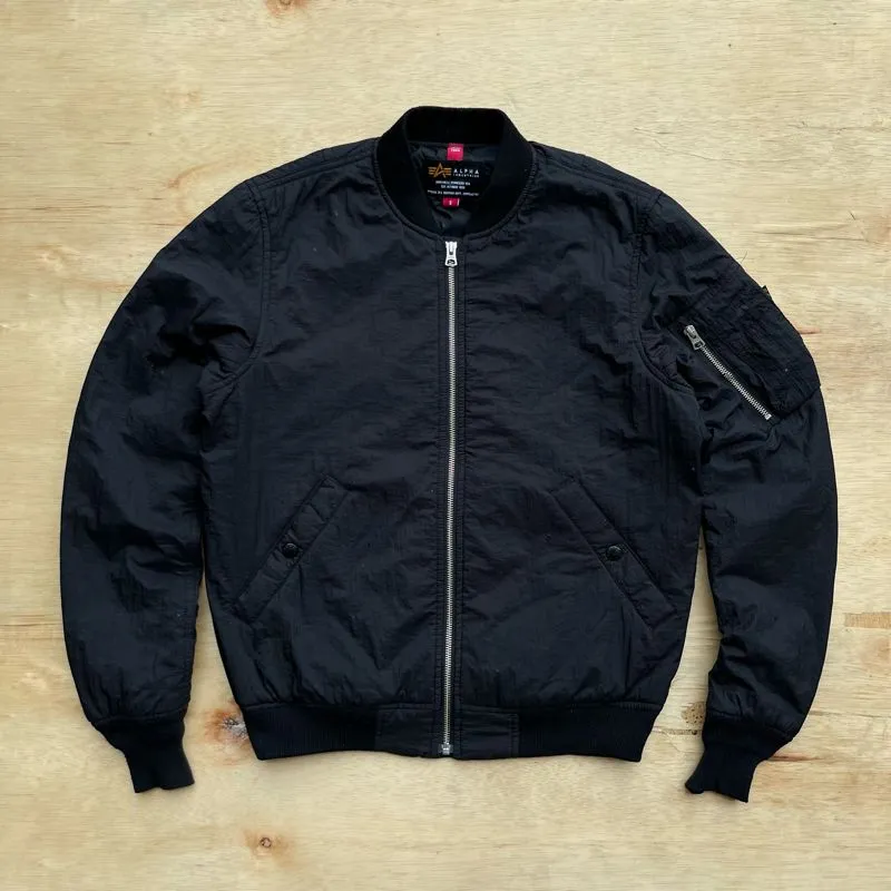 ALPHA INDUSTRIES BOMBER BLACK photo 1
