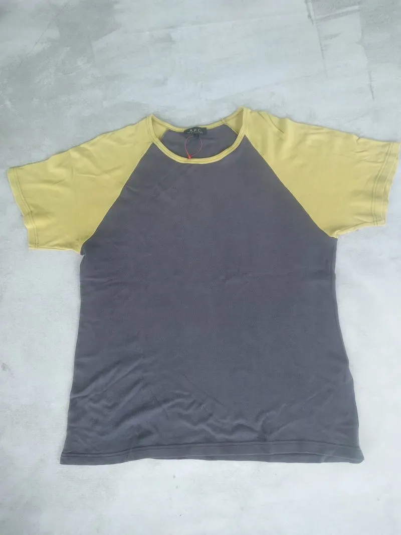  Kaos Tshirt vintage A.P.C plain raglan tee photo 1