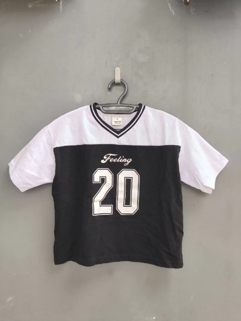 Kaos Ala Jersey Semi Oversize Crop Cut photo 1