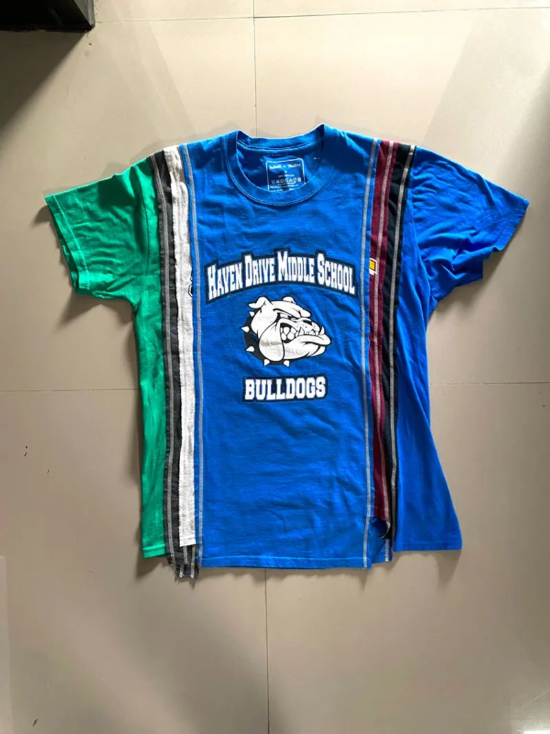 REWORK /REBUILD BY NEEDLES 7 CUTS COLLEGE T-SHIRT photo 1