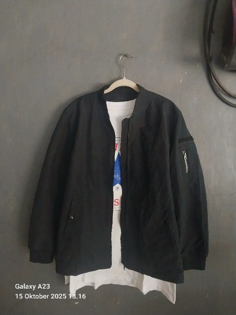 Work jaket casual saku samping Dickies hitam size M photo 1