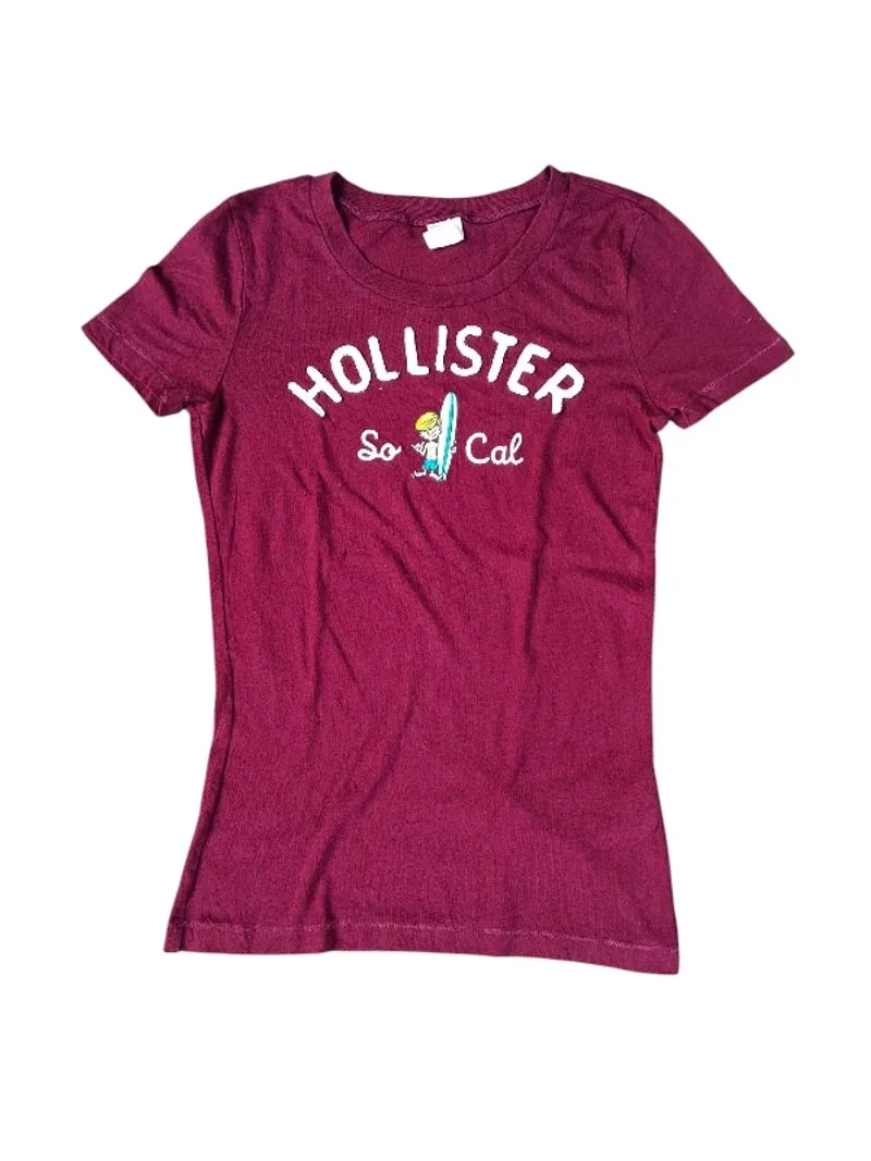 Hollister embroidery center big logo t shirt  photo 1
