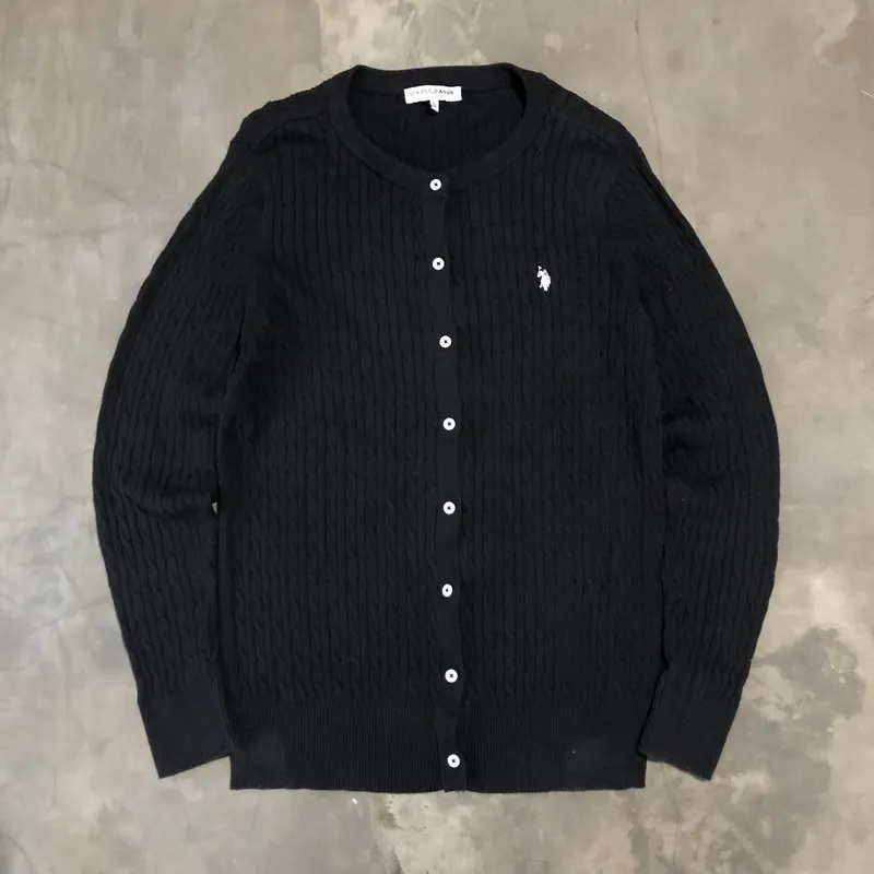 Polo Ralph Lauren Vintage Streetwear Cardigan Wanita black photo 1