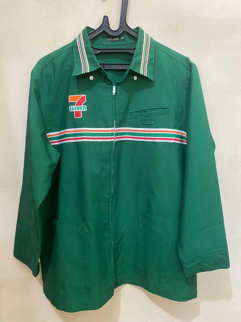 Vintage Formal shirt Pria green photo 1