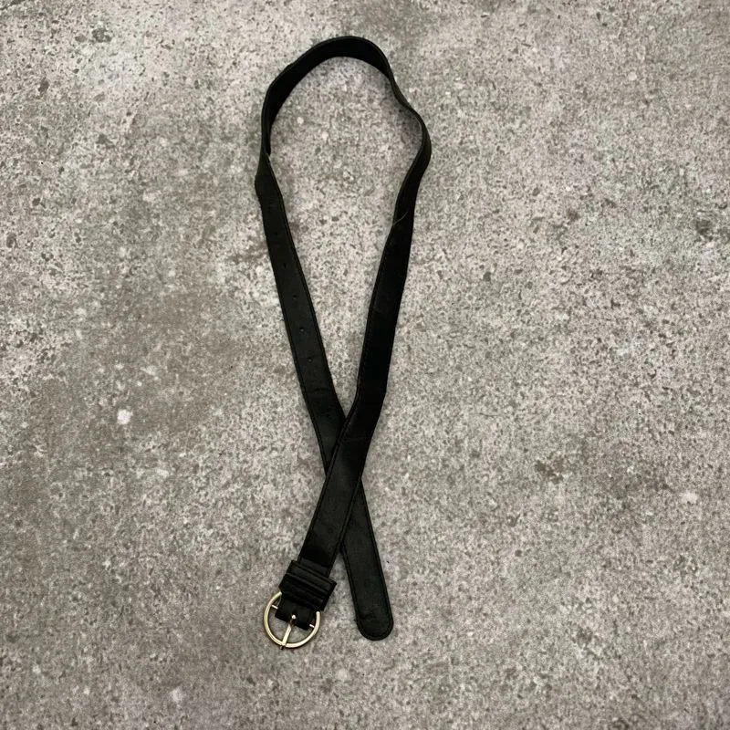 Belt plain black photo 1