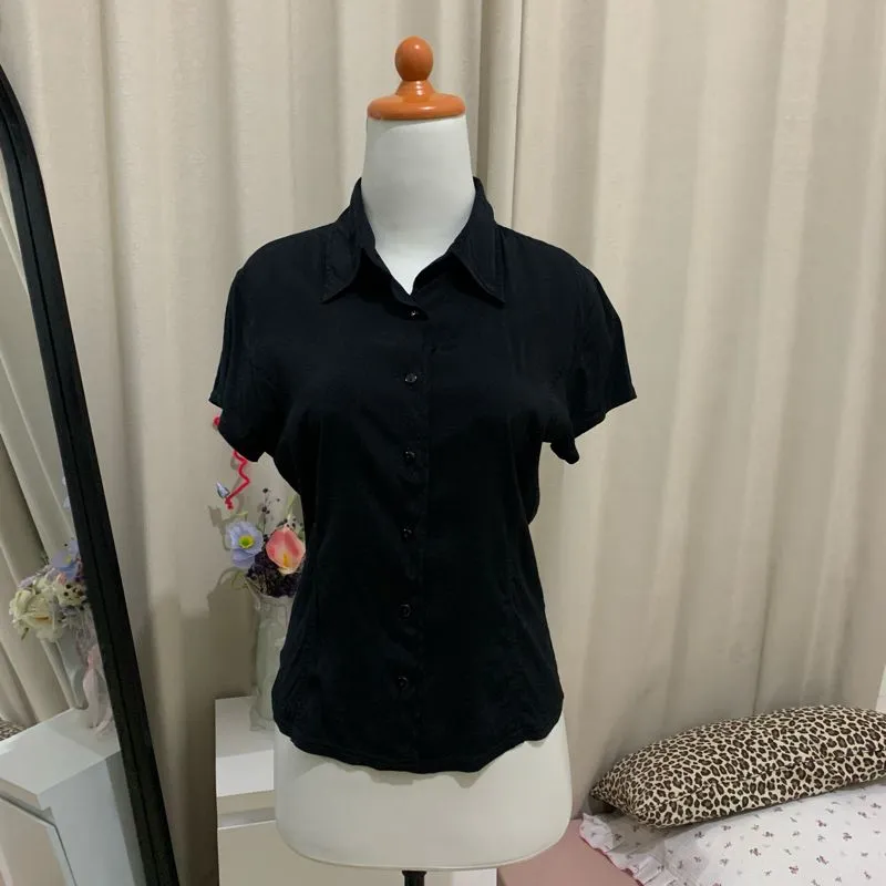 Armani Jeans- Giorgio Armani Black Shirt photo 1