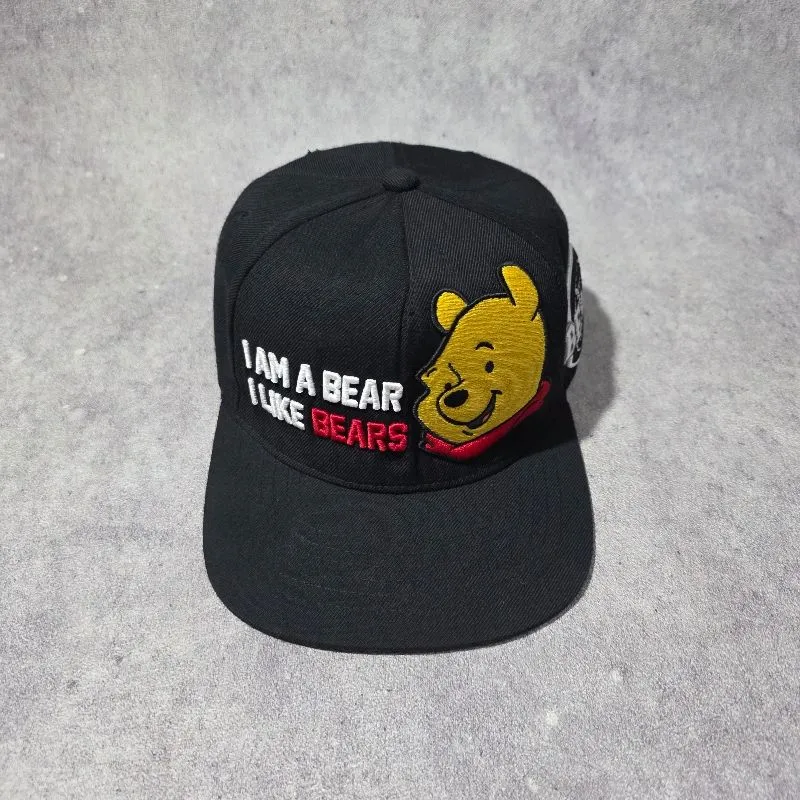 TOPI I AM BEAR & I LIKE DOOSAN BEARS SEOUL SNAPBACK HATS BY  photo 1