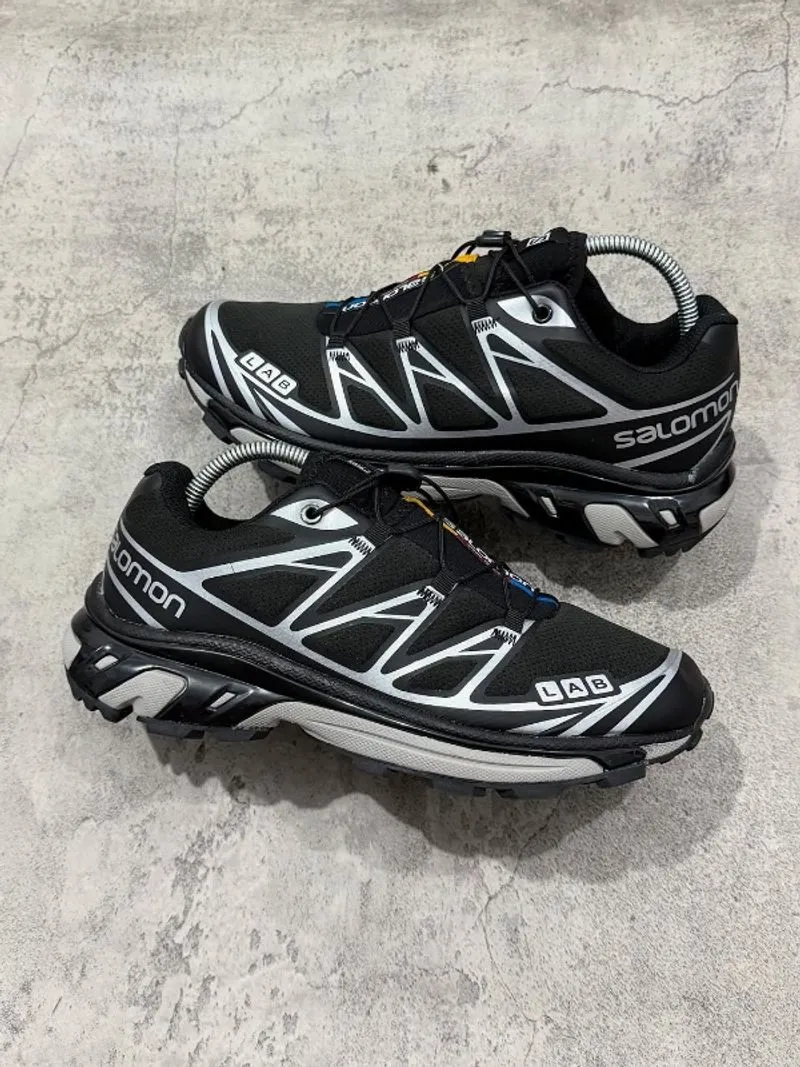 SALOMON XT6 GORTEX LAB BLACK SILVER MOUNTAIN SHOES photo 1