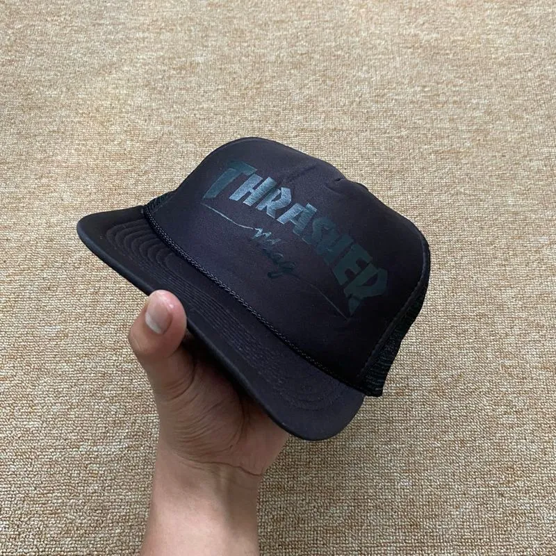 Vintage Thrasher Skateboard Trucker Cap Hats photo 1