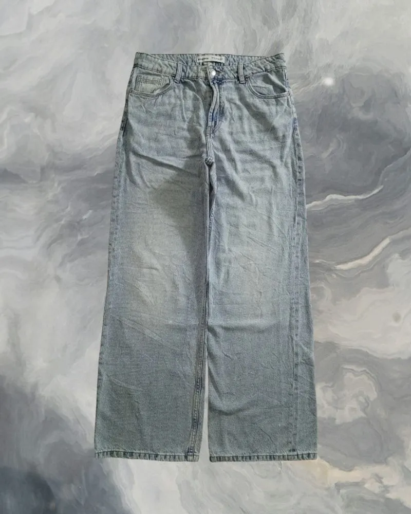 Celana Baggy Retro Jeans Gombrong BERSHKA photo 1