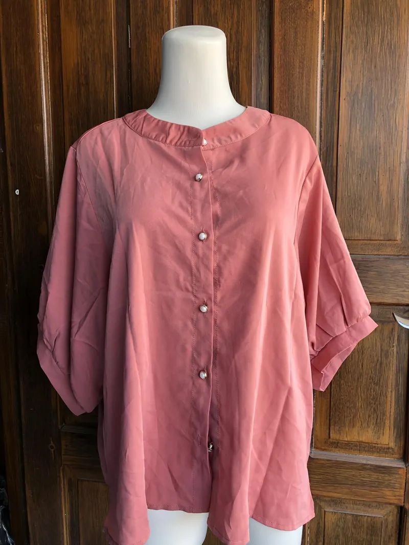 Coquette Blouse Wanita pink photo 1